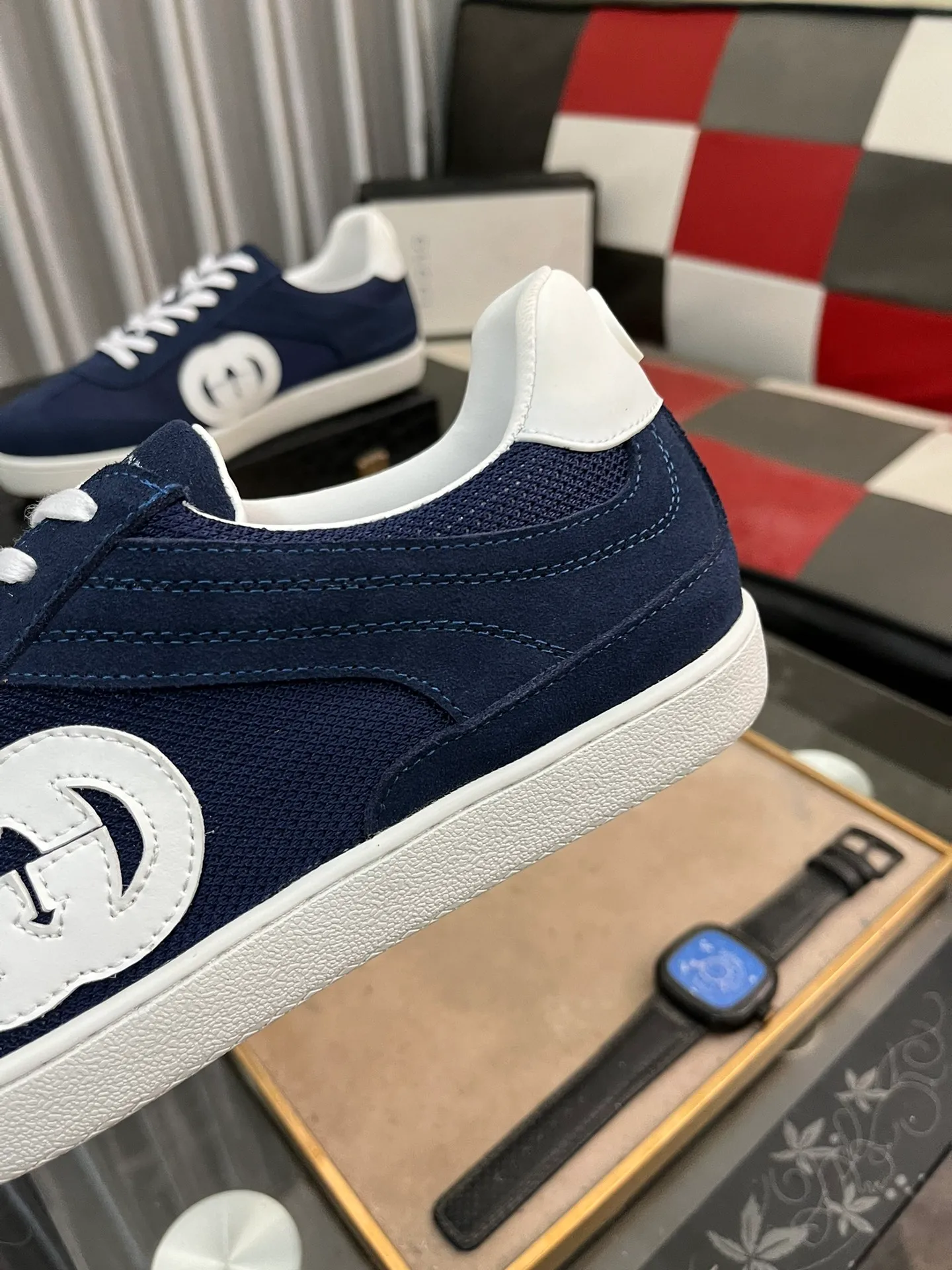Men's shoes💰380⌚️⌚️[GUCCI] Gucci men's casual shoes are absolutely popular🔥The ultimate matching item for trendy men! The charm of super texture is irresistible, the main recommendation, the flower leather color is bright! The upper is made of high-quality cowhide + brand printed fabric, sheepskin feet, wear-resistant rubber sole, noble and elegant! Extremely comfortable🎁🎁You can be as handsome as you want💪 38-447️⃣colors available